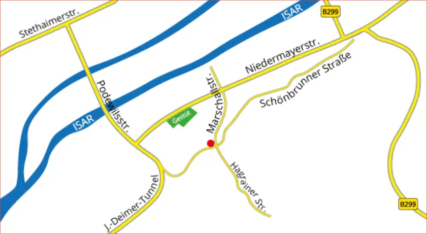 Grafik Landshuts Straßen © peppUP.de